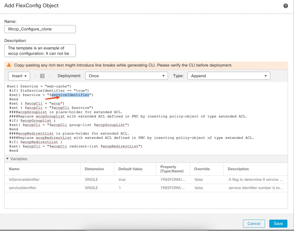 Remove the Service Identifier