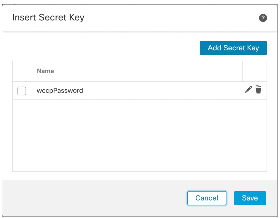 Add Secret Key