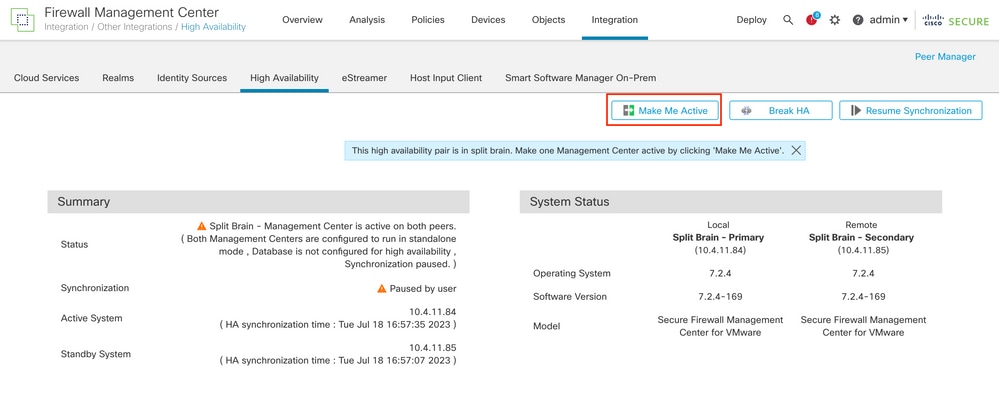 Upgrade dialog GUI