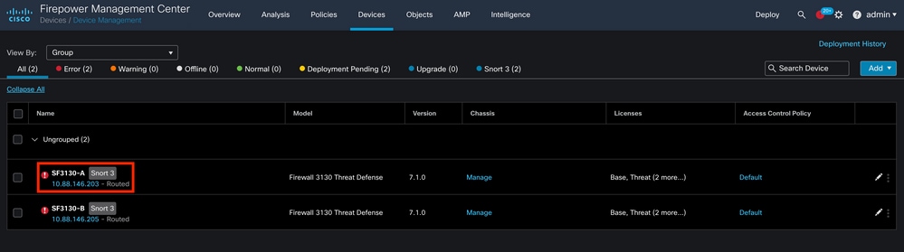 Select Device to Config