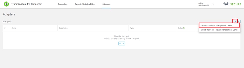 CSDAC Adapters On-Prem Firewall Management Center