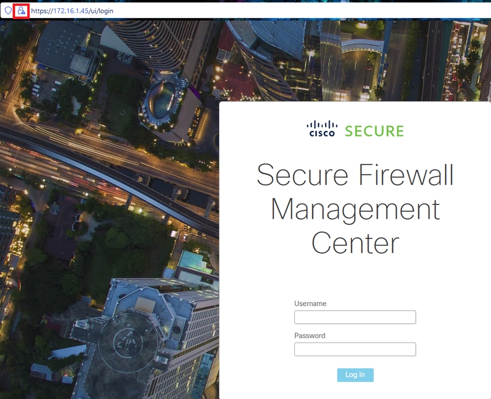 Secure Firewall Management Center cert