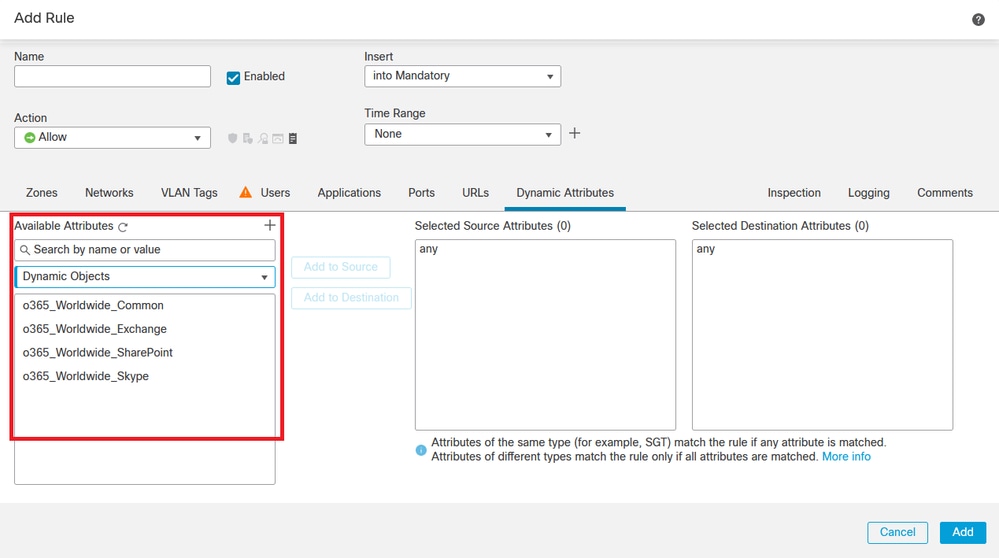 Verify O365 Dynamic Attributes