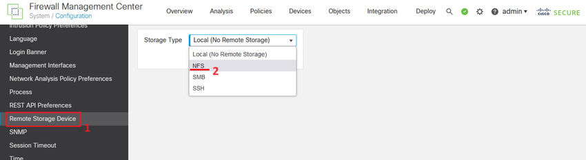 NFS Remote Storage