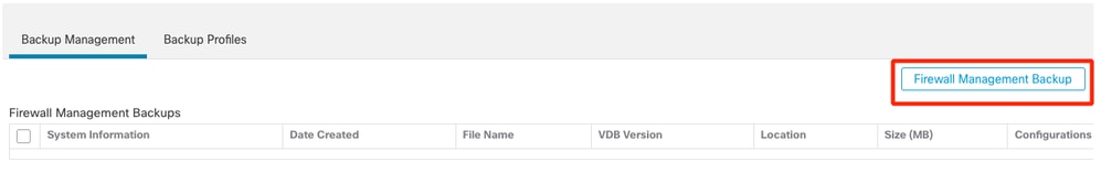 Backup Management
