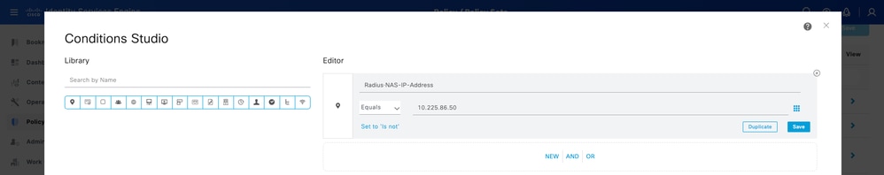 New Line is Placed at the Top of the Policy Sets