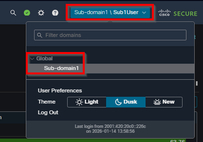 Users Created in Sub-Domains Step 3