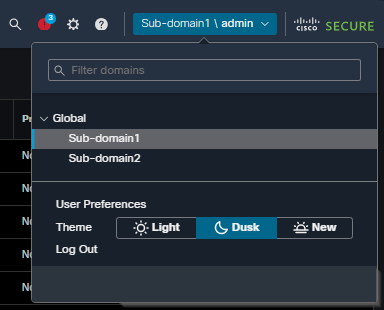 Navigate to Specific Sub-Domain Step 1