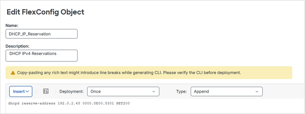 FlexConfig