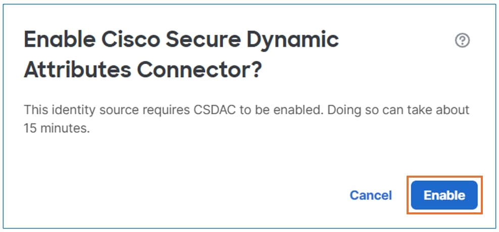 Enable CSDAC