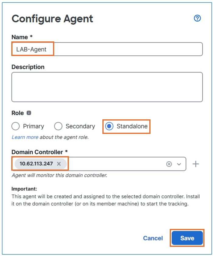 Configure Agent