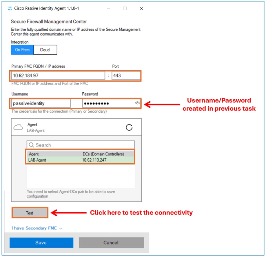 Configure the Agent