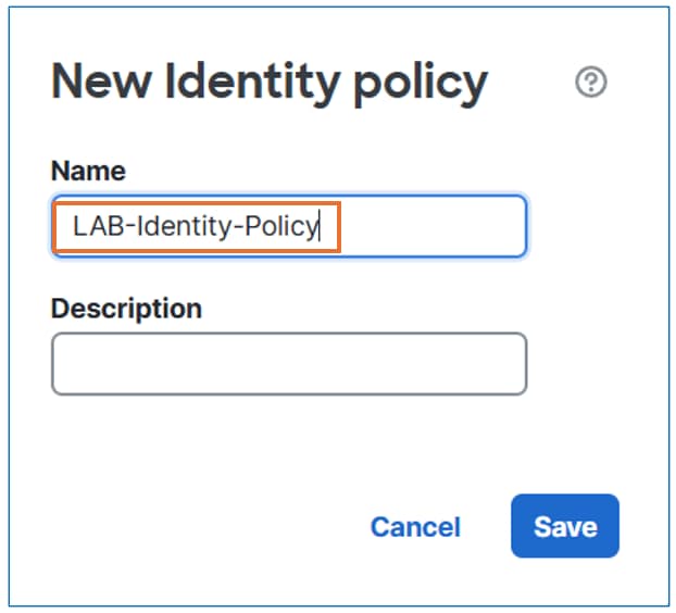 New Identity Policy
