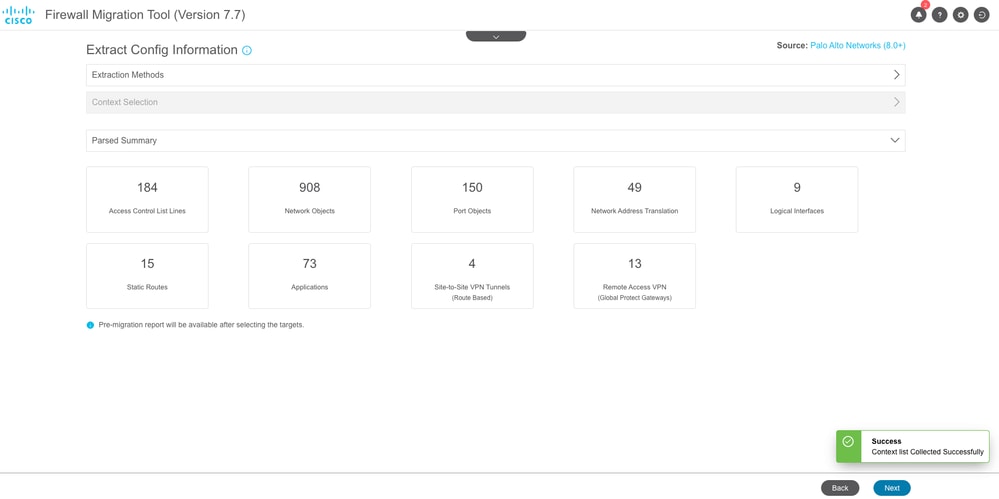 Configuration Validation Summary