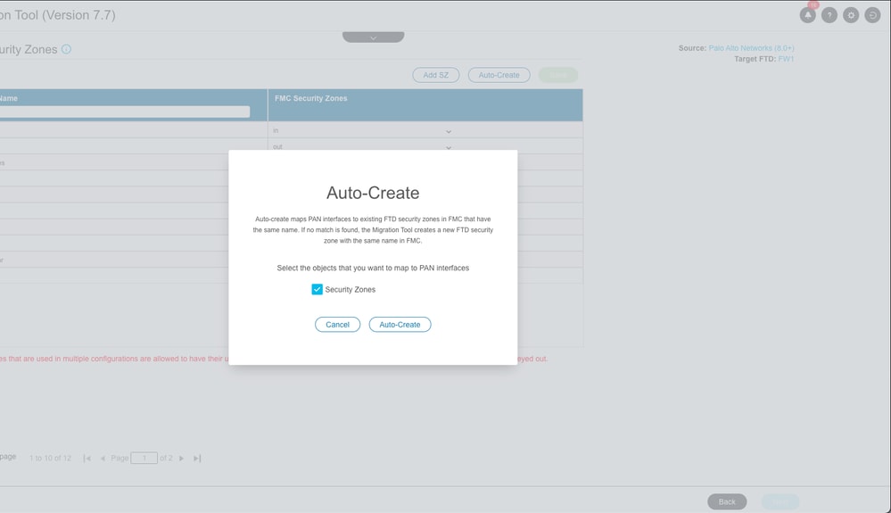 Auto Security Zone Creation