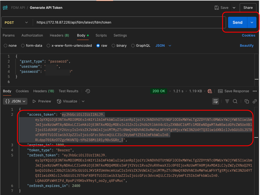 Postman - Token Successfully Generated