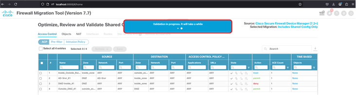 FMT - Validation in Progress