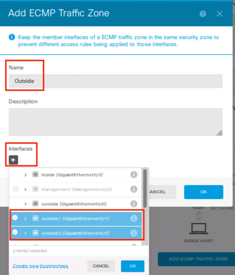 Step 1 ECMP Zone3