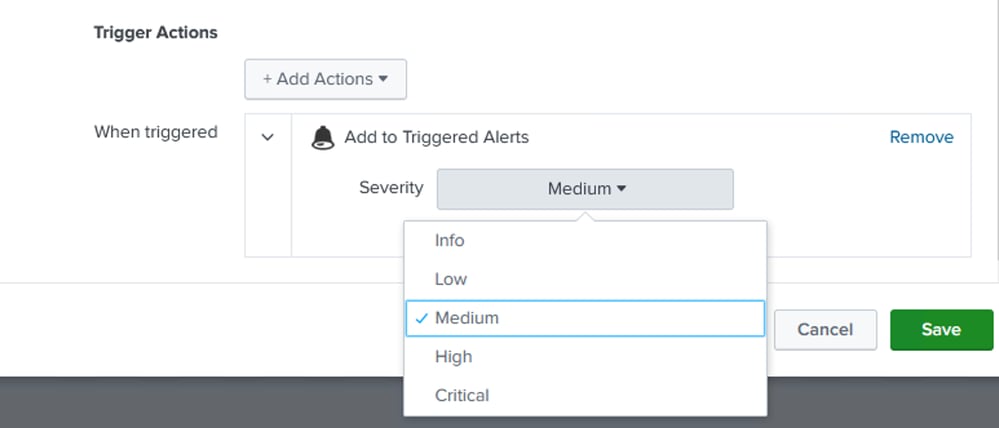 Additional Settings for Alert Creation