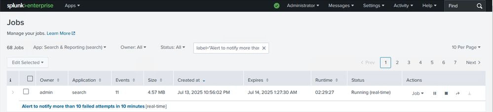 Check and View Alerts