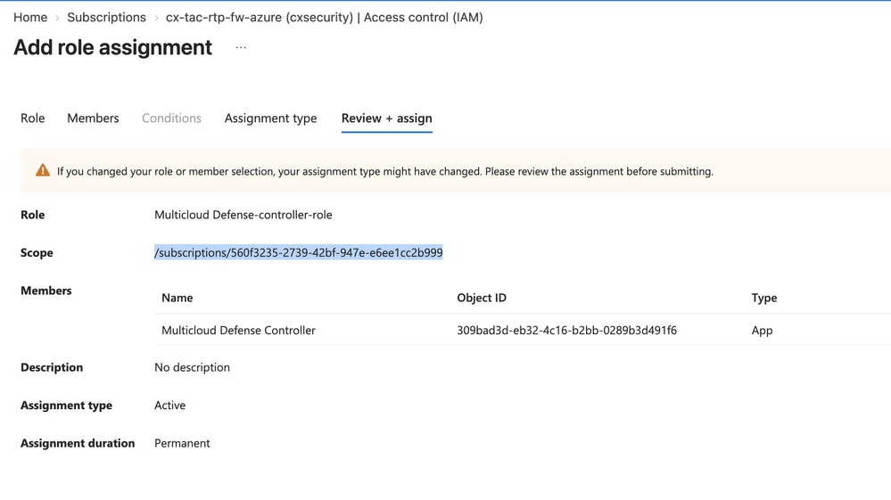 Click Next, then Copy the Subscription ID