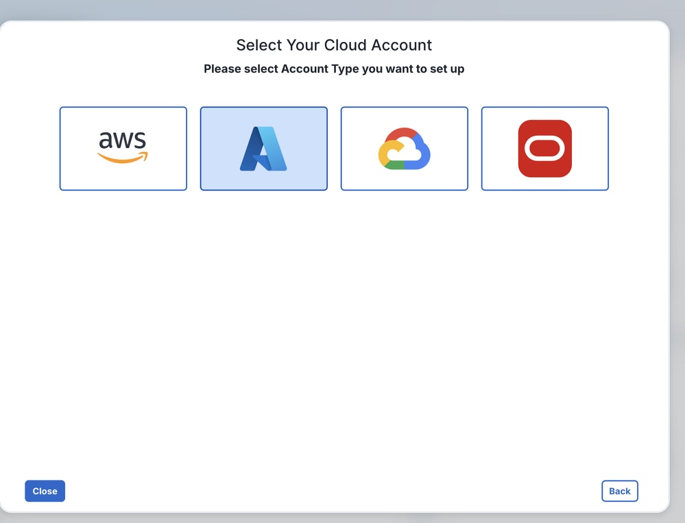 Click the Azure Icon