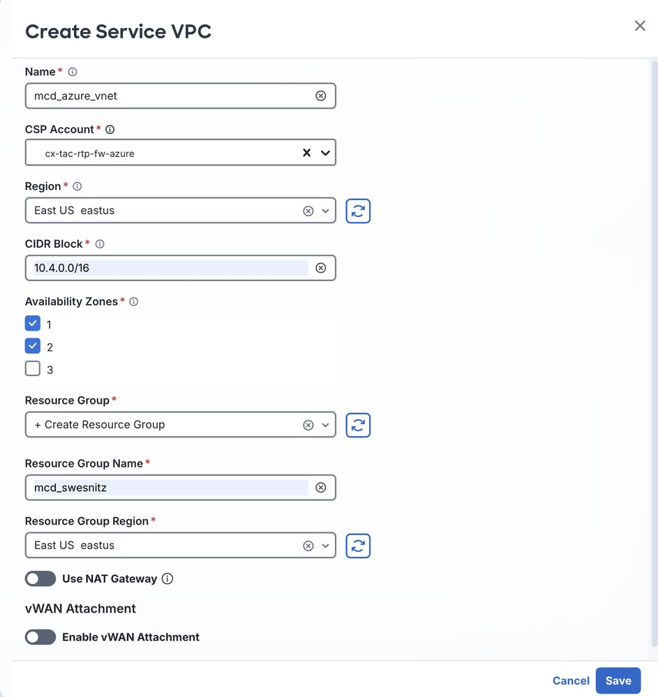 Enter Required Values