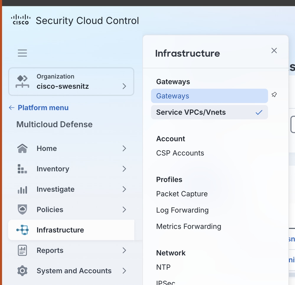 Create Azure MCD FTDv Gateway