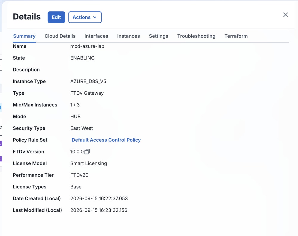 Monitor the Status from the Summary and Instances Tab