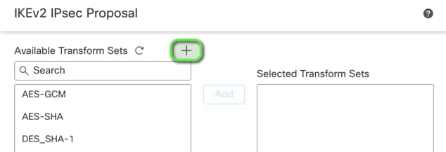 Create IKEv2 IPsec Proposal