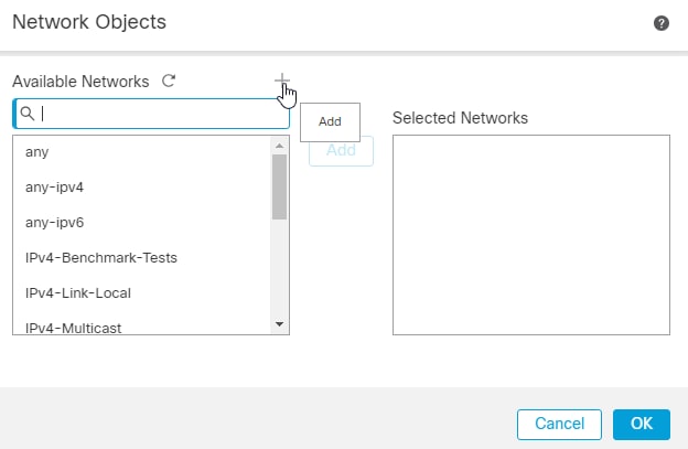 Add Available Networks