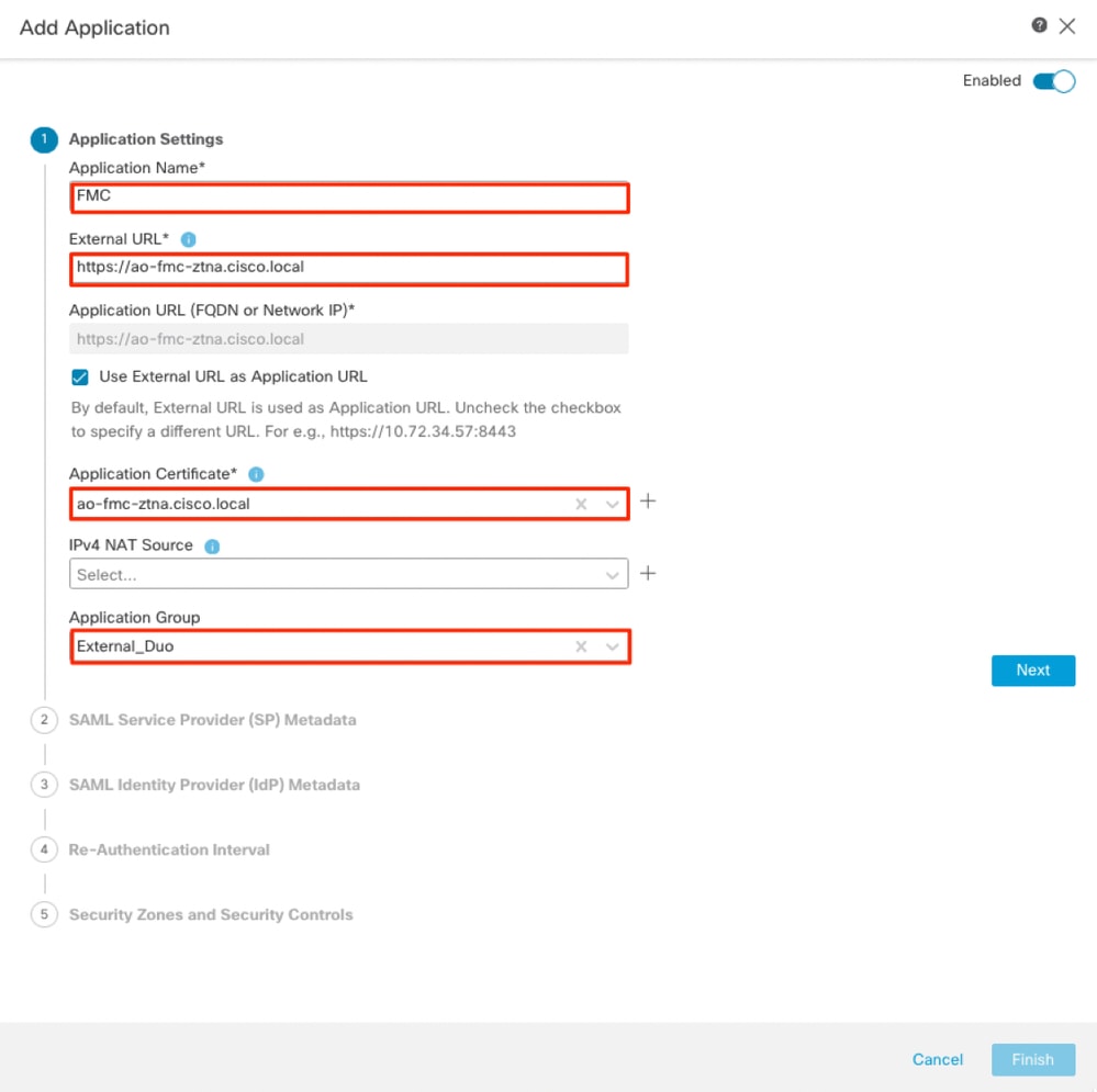 Configure ZTNA Application 1