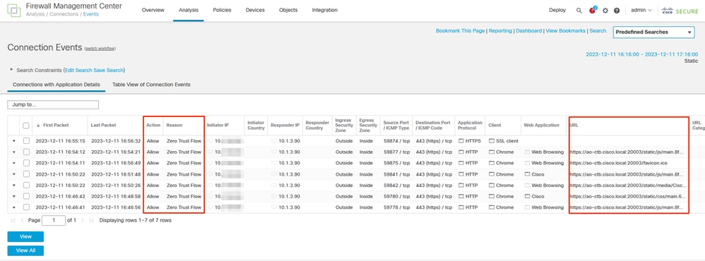 Connection Events Monitoring 2