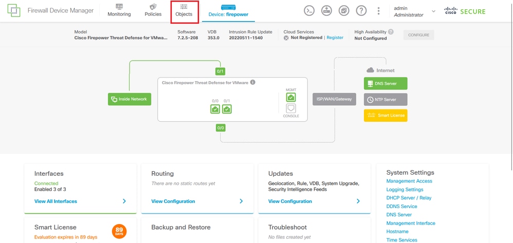 Image 25. FDM main dashboard