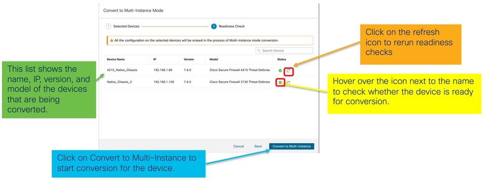 Conversion Starting Notification
