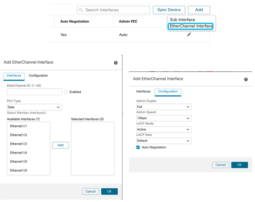 Manage EtherChannel