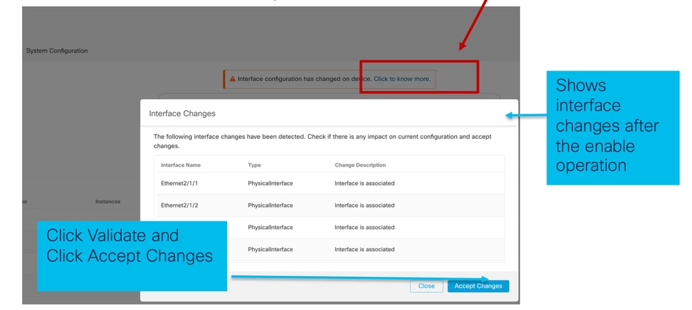 EPM Interface Change Notification