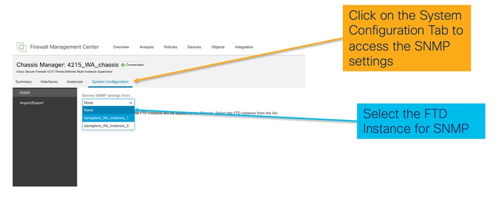 Chassis Export Configuration