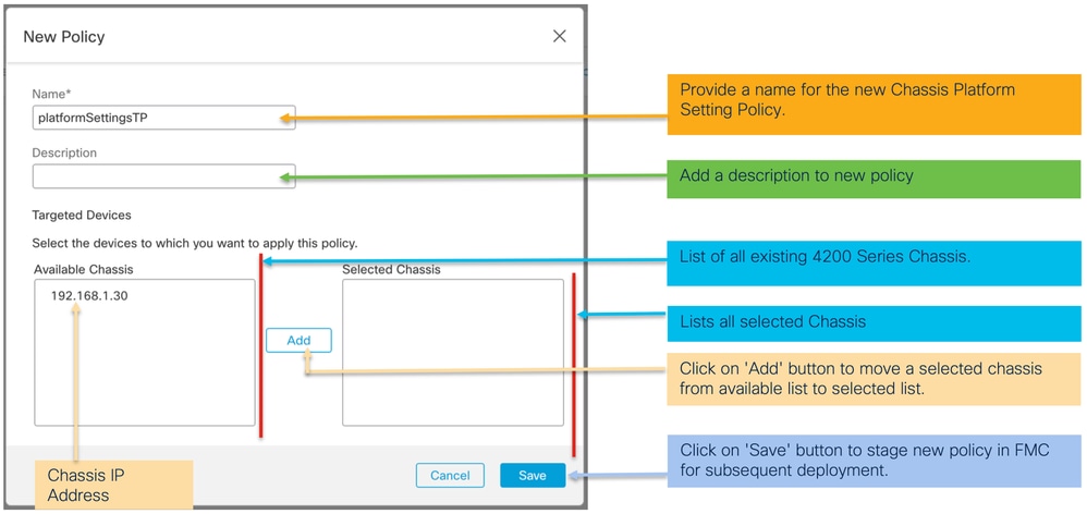 Chassis Platform Settings: DNS