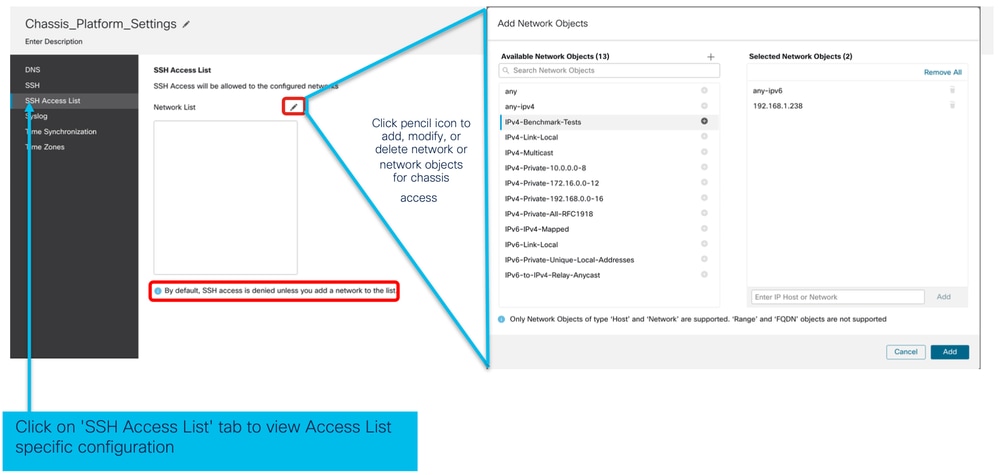 Add a New Network Object