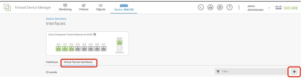 FTD Create VTI