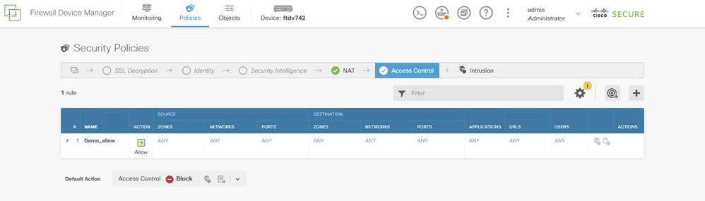 FTD ACP Example