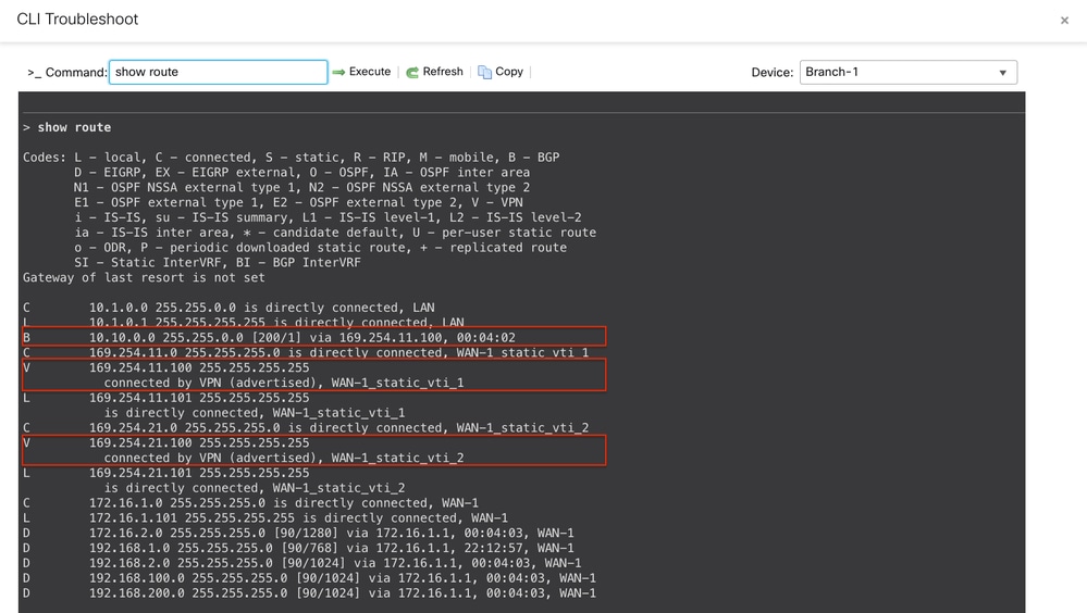 Link Redundancy Routes