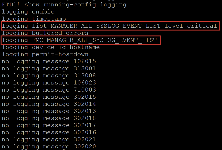 FTD CLI Command 1