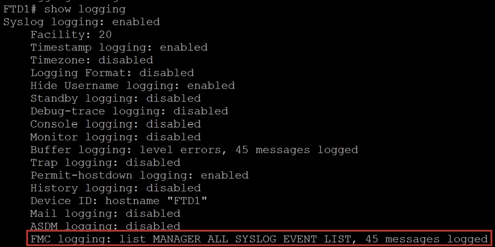 FTD CLI Command 2