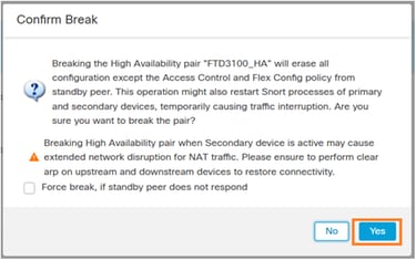 Confirm Break