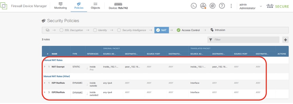 Site1 FTD Nat Rule Overview
