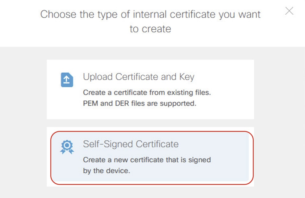 Create Certificate 2