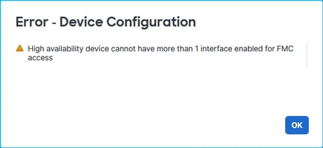 Dual manager access interface is unsupported on version earlier than 7.7.0