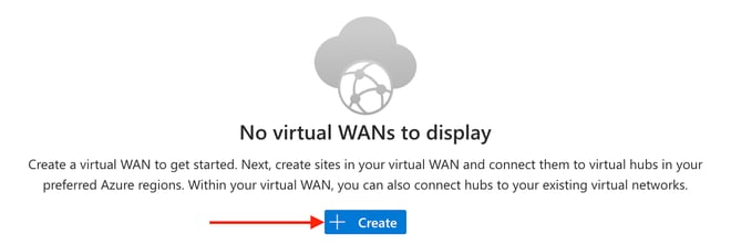 No Virtual WANs to Display